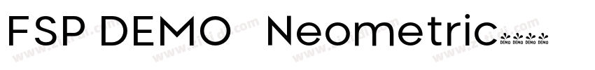 FSP DEMO   Neometric字体转换